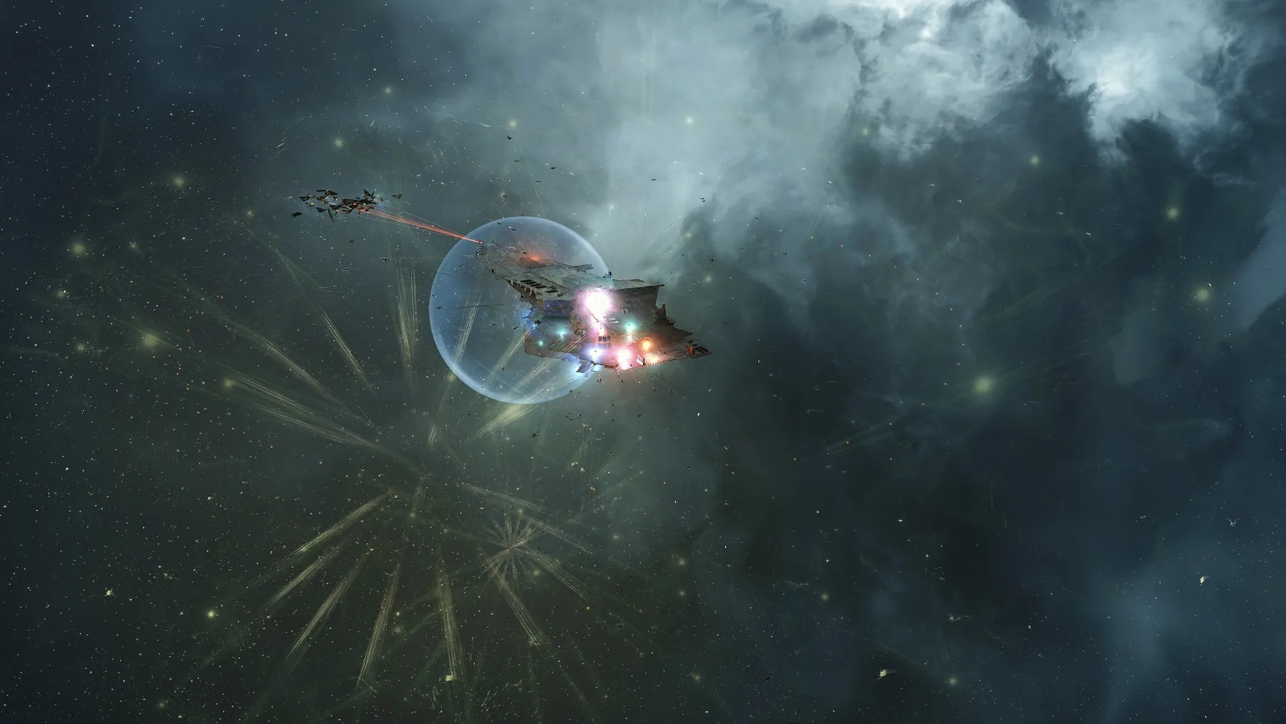 Wormhole fleet engagement